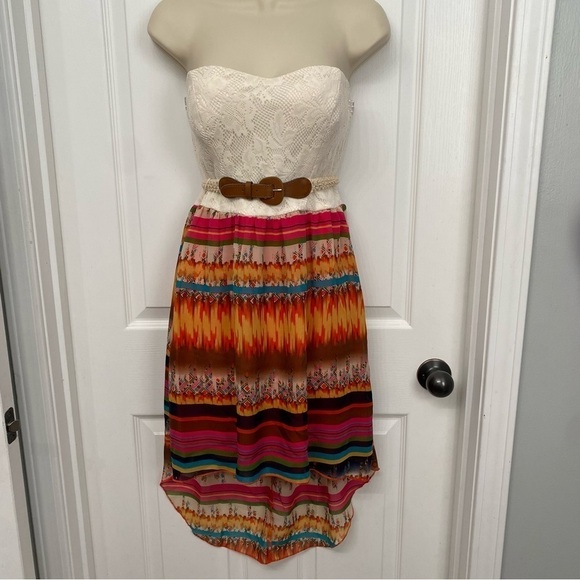 Deb Strapless High Low Dress Size 9 - Picture 7 of 12